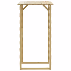 vidaXL Pergola con Tetto 100x90x200 cm in Legno di Pino Impregnato - Vista aggiuntiva 3