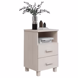 VidaXL 340417 comodino Bianco - Vista aggiuntiva 7