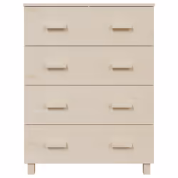 vidaXL Credenza HAMAR ambra 79x40x103,5 cm in Legno Massello di Pino - Vista aggiuntiva 3
