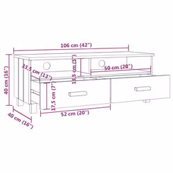 VidaXL 340471 supporto TV e sistema audio - Vista aggiuntiva 8