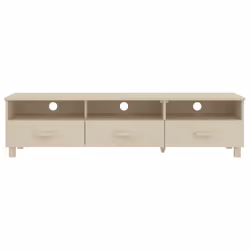 vidaXL Mobile TV HAMAR ambra 158x40x40 cm in Legno Massello di Pino - Vista aggiuntiva 3
