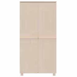 vidaXL Armadio HAMAR ambra 89x50x180 cm in Legno Massello di Pino - Vista aggiuntiva 3
