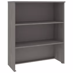 vidaXL Piano Credenza HAMAR Grigio Chiaro 85x35x100 cm Legno di Pino - Vista aggiuntiva 2