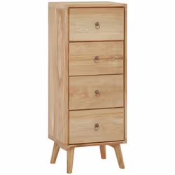 Questa cassettiera, realizzata in legno massello di teak, emana un fascino vintage e sarà il centro d'attrazione dei vostri i ...
