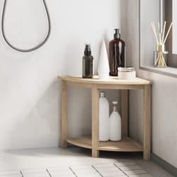 Tavolino da Bagno 45x45x45 cm in Legno Massello di Teak Vidaxl 26300