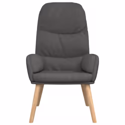vidaXL Poltrona Relax Grigio Scuro in Tessuto - Vista aggiuntiva 3