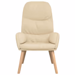 vidaXL Poltrona Relax Crema in Tessuto - Vista aggiuntiva 3