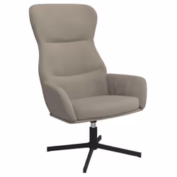 vidaXL Sedia Relax Grigio Chiaro in Velluto - Vista aggiuntiva 2