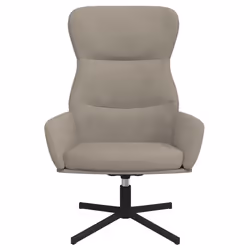 vidaXL Sedia Relax Grigio Chiaro in Velluto - Vista aggiuntiva 3