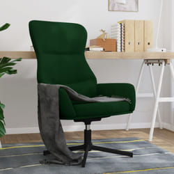 Nova - Poltrona, Sedia Relax Verde Scuro in Velluto vidaXL 4218
