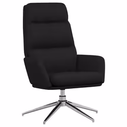 vidaXL Sedia Relax Nera in Tessuto - Vista aggiuntiva 2