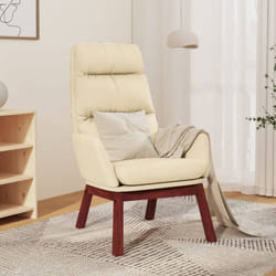 Poltrona, Sedia Relax Crema in Tessuto vidaXL 8680