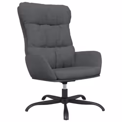 VidaXL 341177, Tessuto, Grigio, Schiuma, 110 kg, 700 mm, 770 mm
