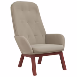 vidaXL Poltrona Relax Grigio Chiaro in Velluto - Vista aggiuntiva 2