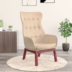 Nova - Poltrona, Sedia Relax Crema in Tessuto vidaXL 3510