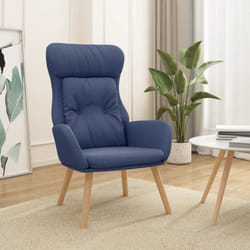 Vidaxl - Poltrona Rilassante Blu in Tessuto 889091