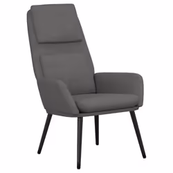 vidaXL Poltrona Relax Grigio Chiaro in Tessuto - Vista aggiuntiva 2