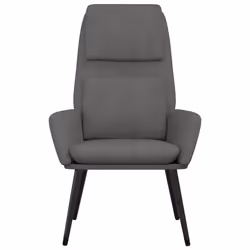 vidaXL Poltrona Relax Grigio Chiaro in Tessuto - Vista aggiuntiva 3