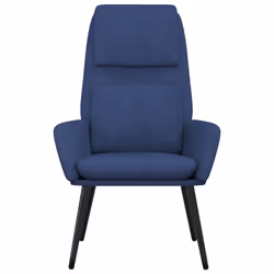 vidaXL Sedia Relax Blu in Tessuto - Vista aggiuntiva 3