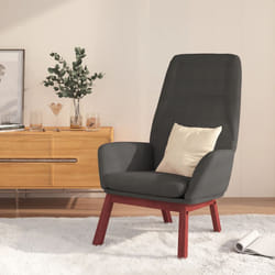 vidaXL Sedia Relax Grigio Scuro in Tessuto