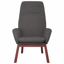 vidaXL Sedia Relax Grigio Scuro in Tessuto - Vista aggiuntiva 3
