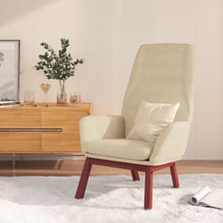 Vidaxl - Sedia Relax Crema in Tessuto 19381