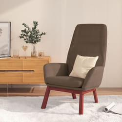vidaXL Sedia Relax Tortora in Tessuto