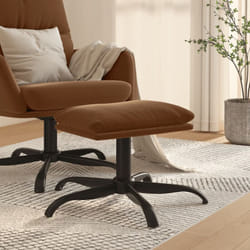 Vidaxl - Sgabello Marrone 60x60x36 cm in Microfibra 55469
