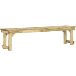 Panchina da Giardino 180 cm in Legno di Pino Impregnato Vidaxl 57503