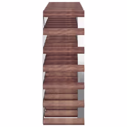VidaXL 340894 scaffale per vino Acciaio, Legno Marrone - Vista aggiuntiva 5