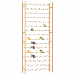 VidaXL 340915 scaffale per vino Metallo Oro