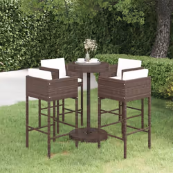 Questo elegante set da bar per giardino vi offrirà momenti piacevoli e confortevoli in compagnia della vostra famiglia e amic ...