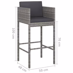 VidaXL 3094779 set mobili da esterno - Vista aggiuntiva 8