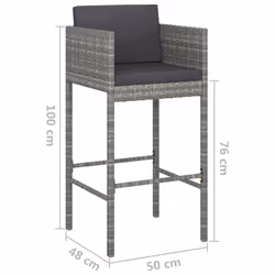 VidaXL 3094785 set mobili da esterno - Vista aggiuntiva 8
