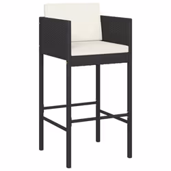 VidaXL 3094787 set mobili da esterno Nero - Vista aggiuntiva 3
