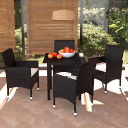 Il nostro set di mobili da pranzo da giardino è una combinazione perfetta di stile e funzionalità ed è stato realizzato per d ...