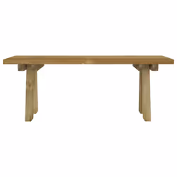 vidaXL Panchina da Giardino 110 cm in Massello di Pino Impregnato - Vista aggiuntiva 3