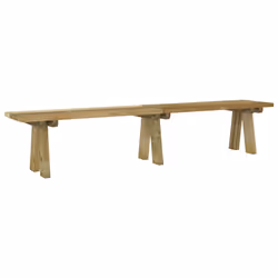 vidaXL Panchina da Giardino 220 cm in Massello di Pino Impregnato - Vista aggiuntiva 2