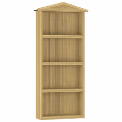 vidaXL Capanno per Attrezzi da Giardino 87x33x222cm in Pino Impregnato - Vista aggiuntiva 2