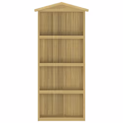 vidaXL Capanno per Attrezzi da Giardino 87x33x222cm in Pino Impregnato - Vista aggiuntiva 3
