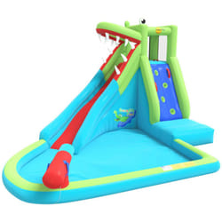 Happy Hop - Scivolo d'Acqua Gonfiabile con Piscina 356x300x230 cm pvc