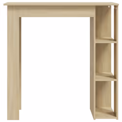 vidaXL Tavolino da Bar con Ripiani Sonoma 102x50x103,5cm in Truciolato - Vista aggiuntiva 3