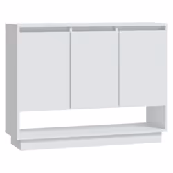 vidaXL Credenza Bianca 97x31x75 cm in Truciolato - Vista aggiuntiva 2