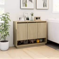 vidaXL Credenza Rovere Sonoma 97x31x75 cm in Truciolato - Vista aggiuntiva 3
