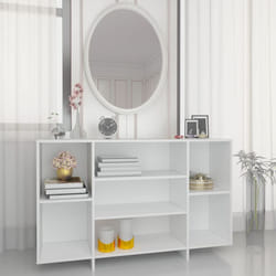 Elegante credenza con 7 scomparti aperti disponibile in vari colori colore : Bianco
