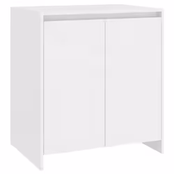 vidaXL Credenza Bianca 70x41x75 cm in Legno Multistrato - Vista aggiuntiva 2
