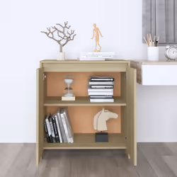 vidaXL Credenza Rovere Sonoma 70x41x75 cm in Legno Multistrato - Vista aggiuntiva 3
