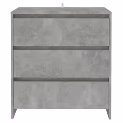 vidaXL Credenza Grigio Cemento 70x41x75 cm in Truciolato - Vista aggiuntiva 3
