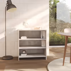 vidaXL Credenza Grigio Cemento 70x40,5x75 cm in Truciolato - Vista aggiuntiva 3
