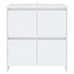 vidaXL Credenza Bianca 70x41x75 cm in Truciolato - Vista aggiuntiva 3